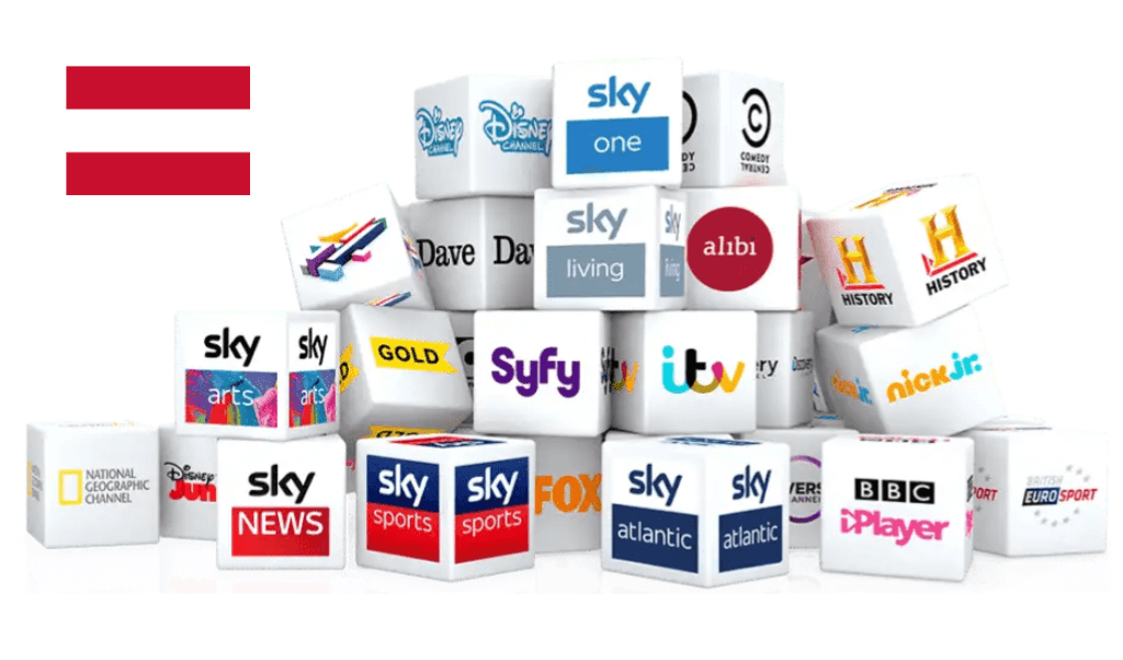 Bestes IPTV Österreich Premium Sender auf Smart TV im Wohnzimmer