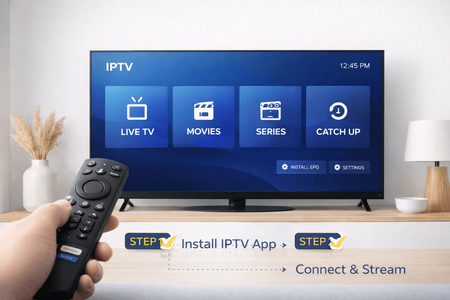 Senderlisten und Favoriten in IPTV Smarters Pro für IPTV Österreich verwalten